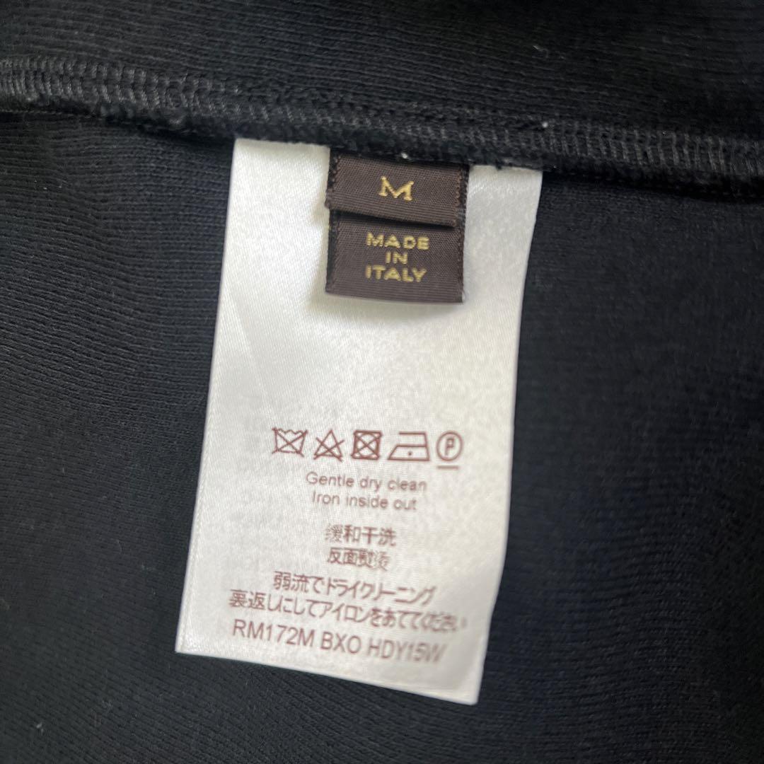 Louis Vuitton ジップアップジャケット 黒　Mサイズ Louis Vuitton ジップアップジャケット 黒 Mサイズ