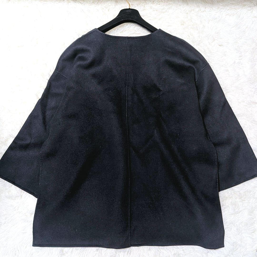 nha518です！美品✨COS V-NECK WOOL CAPEウール