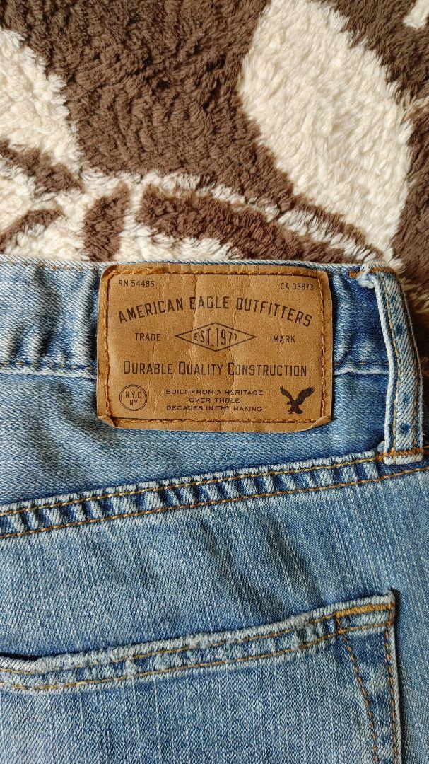 究極のストレッチ素材‼️★AMERICAN EAGLE ダメージ加工 スキニー