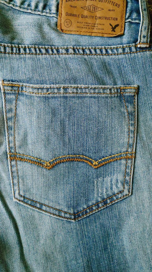 究極のストレッチ素材‼️★AMERICAN EAGLE ダメージ加工 スキニー