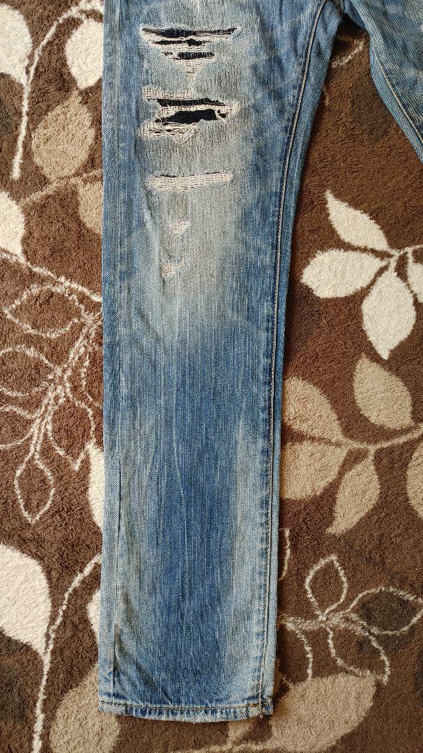 究極のストレッチ素材‼️★AMERICAN EAGLE ダメージ加工 スキニー
