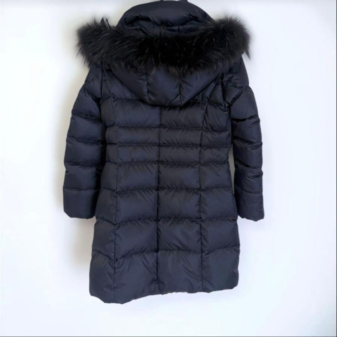 極美品 INDIVI ロングダウンジャケット ブラック 定価約7万円 - メルカリ