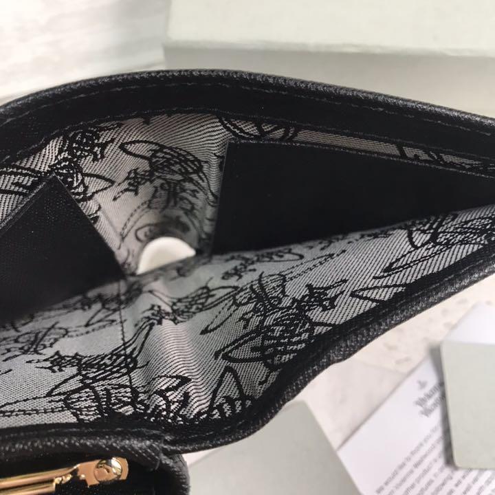 Vivienne 正規品 二つ折り財布 箱付き SU8nH-m75047815840 Westwood ヴィヴィアン 国産超歓迎