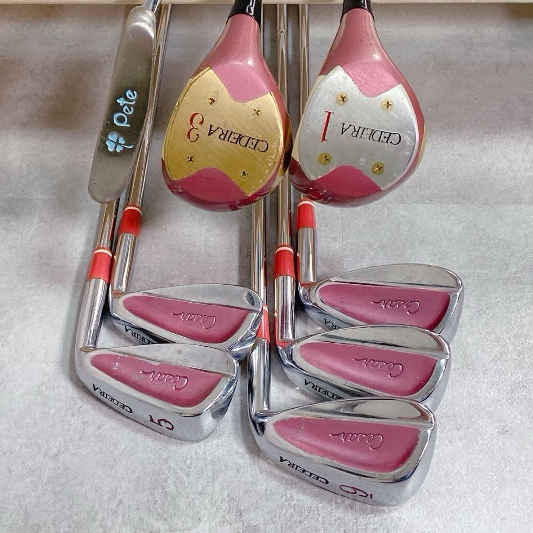 W401 CEDEIRA Cesar レディース ゴルフ クラブセット 9点 紫