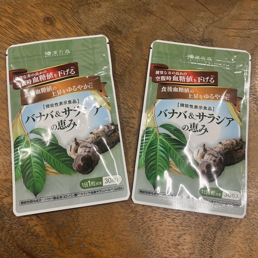 和漢の森　バナバ&サラシアの恵み GABA ３０日分×２袋