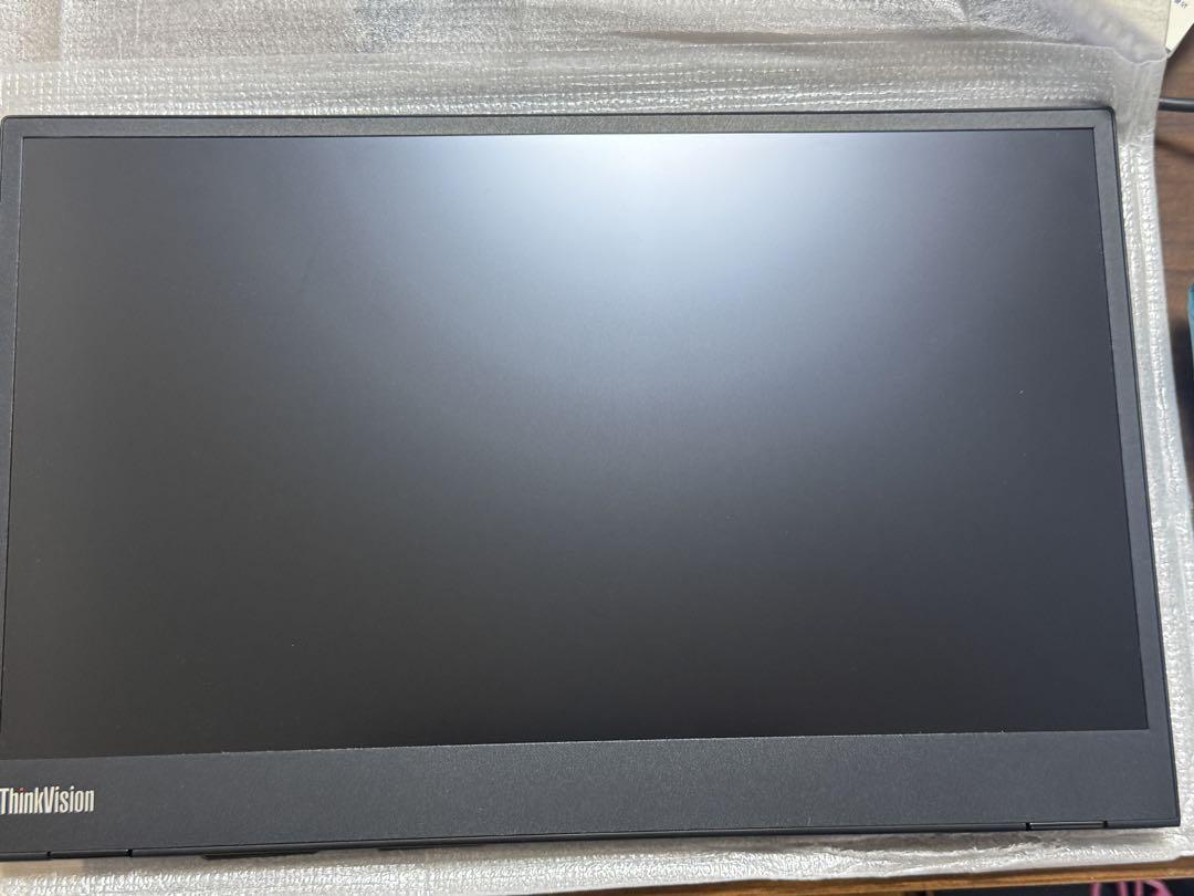 メーカー保証ありLenovo ThinkVision M14 ポータブルモニター