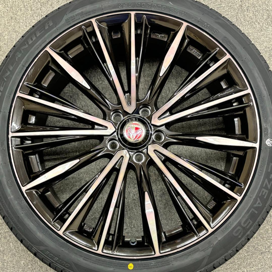 新品タイヤ付 レイズ ベルサス VOUGE 245/40R20 アルファード