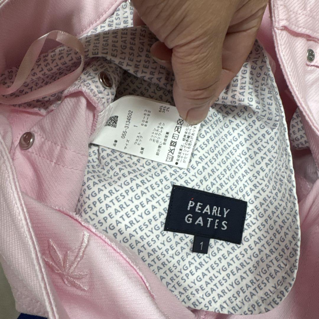本日迄PEARLYGATES他ゴルフロゴ刺繍ポロシャツ＋スカート新品未