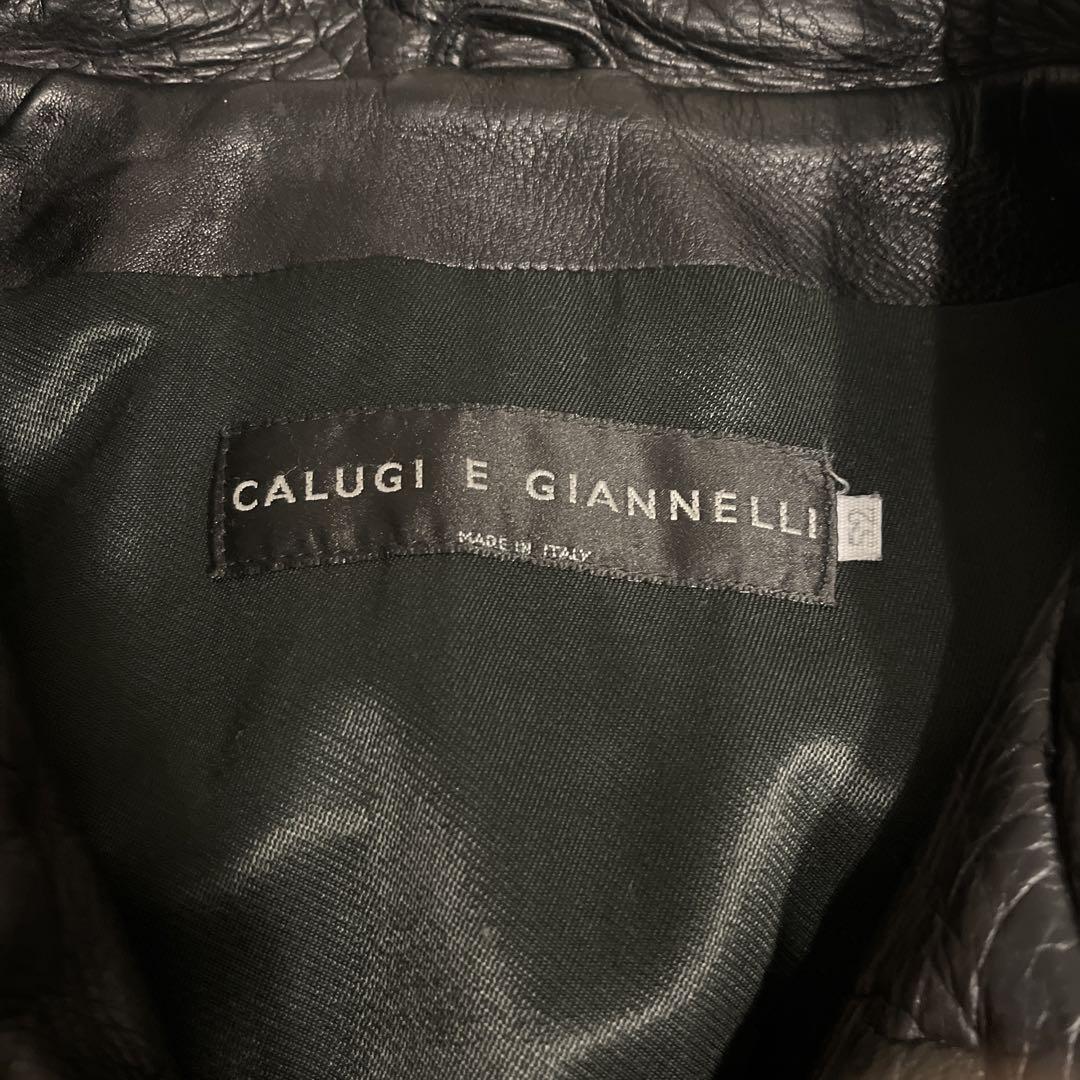 CALUGI E GIANNELLI レザーカバーオール