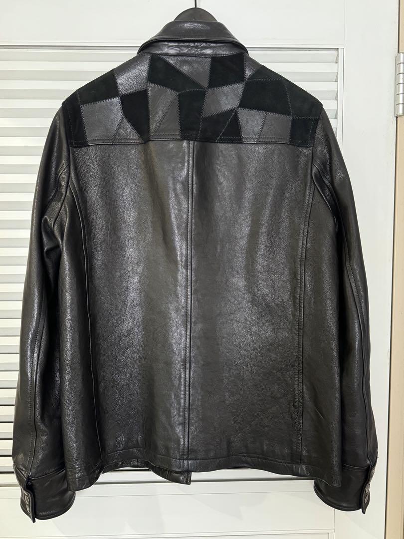 美品 ディーゼル DIESEL BLACK GOLD ジャケット ブルゾン レザー