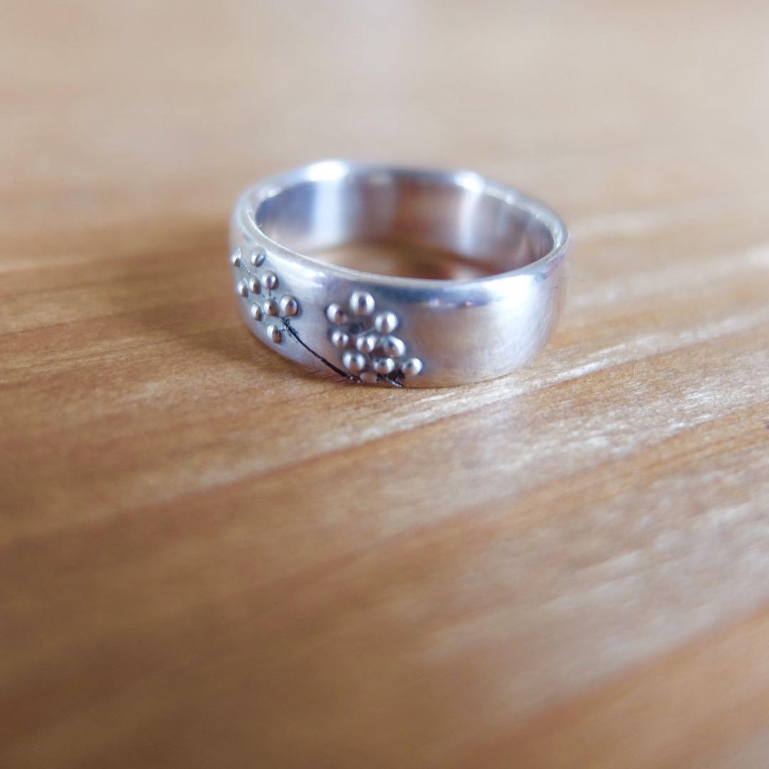gooseberry straight ring silver925