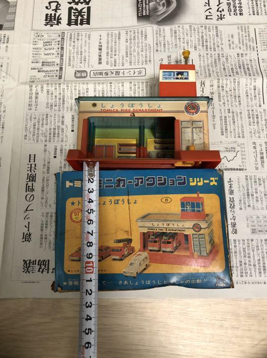 トミカ　トミー ミニカーアクションシリーズ トミカしょうぼうしょ