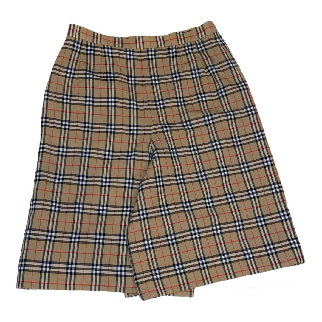 美品　BURBERRY キュロットスカートサイズ11号　ノバチェック