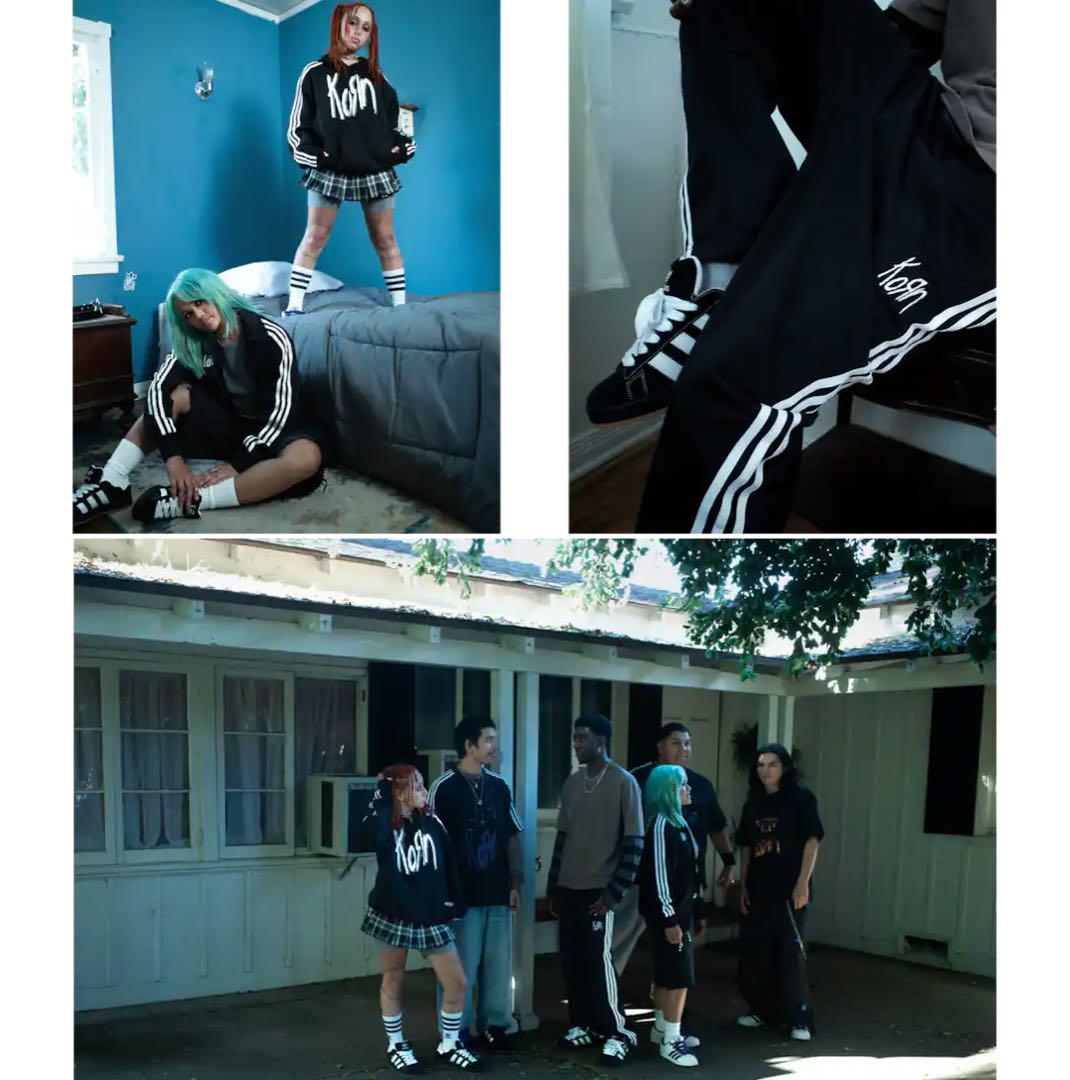 adidas × korn アディダス×コーン コラボパーカー フーディー