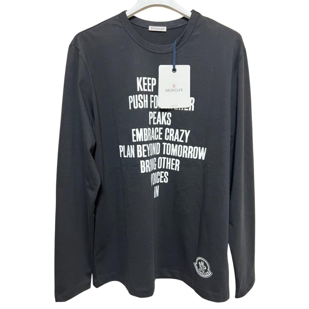 2点セット☆新品本物保証！ MONCLER パーカー ロングTシャツ XL 紺黒