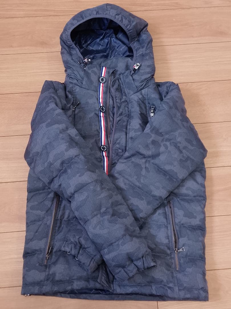 BEAMS HEART 迷彩柄 ダウンジャケット L