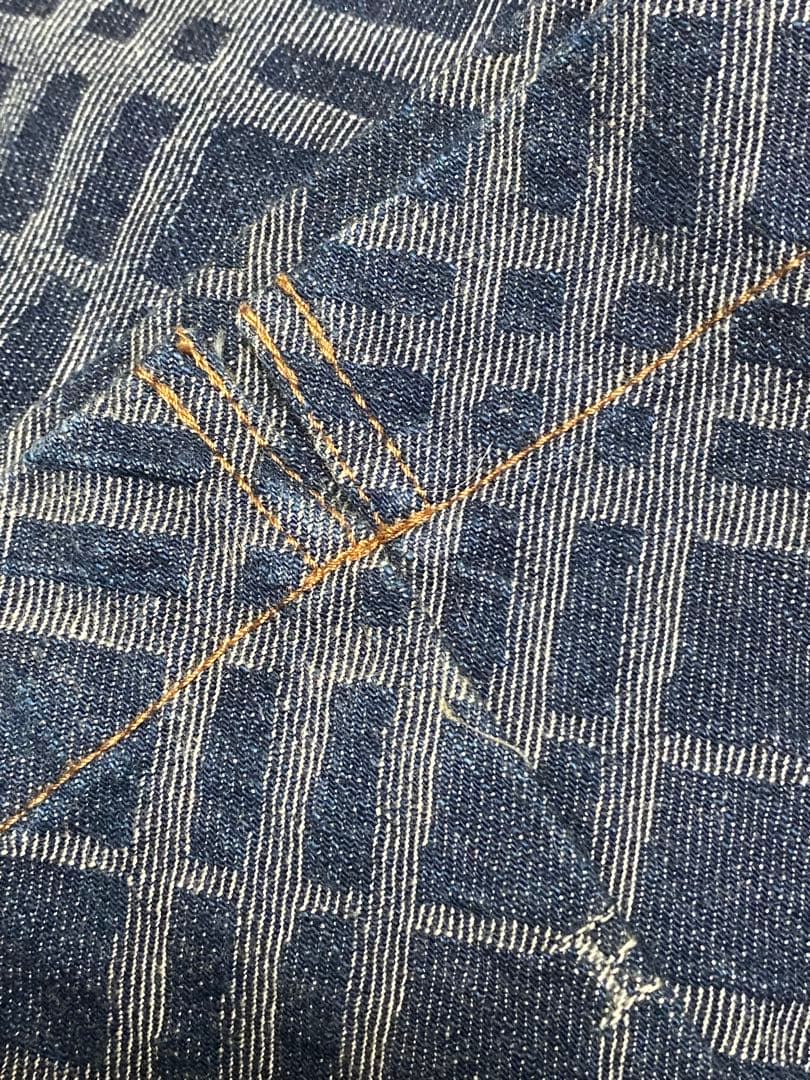 超希少♦️レアなシャドーチェックにBの総柄♦️デニムパンツ♦️レディース M♦️美品 超希少♦️レアなシャドーチェックにBの総柄♦️デニムパンツ♦️レディース M♦️美品