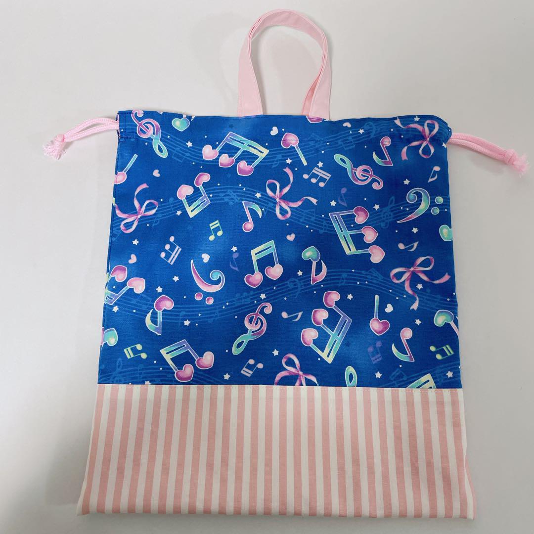 【mana☺︎】　レッスンバッグ　上履き入れ　お着替え袋 レッスンバッグ 上履き入れ お着替え 袋 ハンドメイド - メルカリ