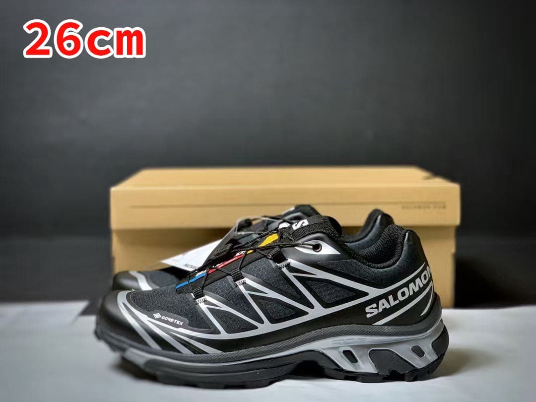 SALOMON XT-6 26cm ブラック シルバー26cm SALOMON