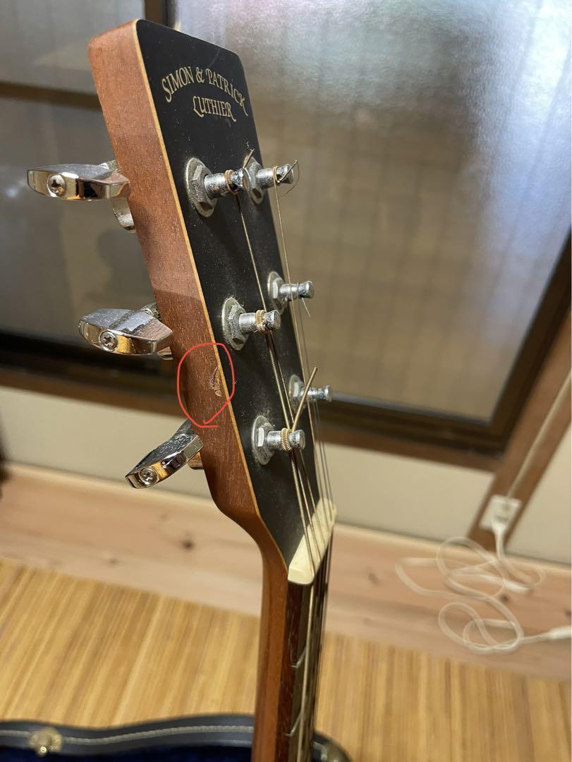 フォークギター　simon & patrick s&p 6 spruce