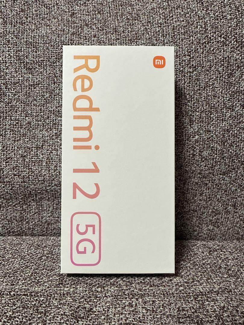 新品未使用 Xiaomi Redmi12 5G スカイブルー UQモバイル