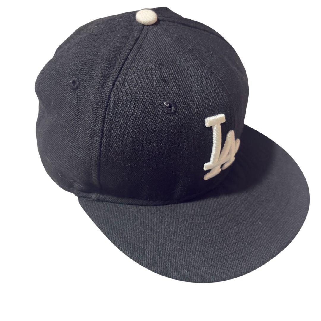 New Era 59FIFTY LAキャップ 黒 7 1/4サイズ ニューエラ - メルカリ
