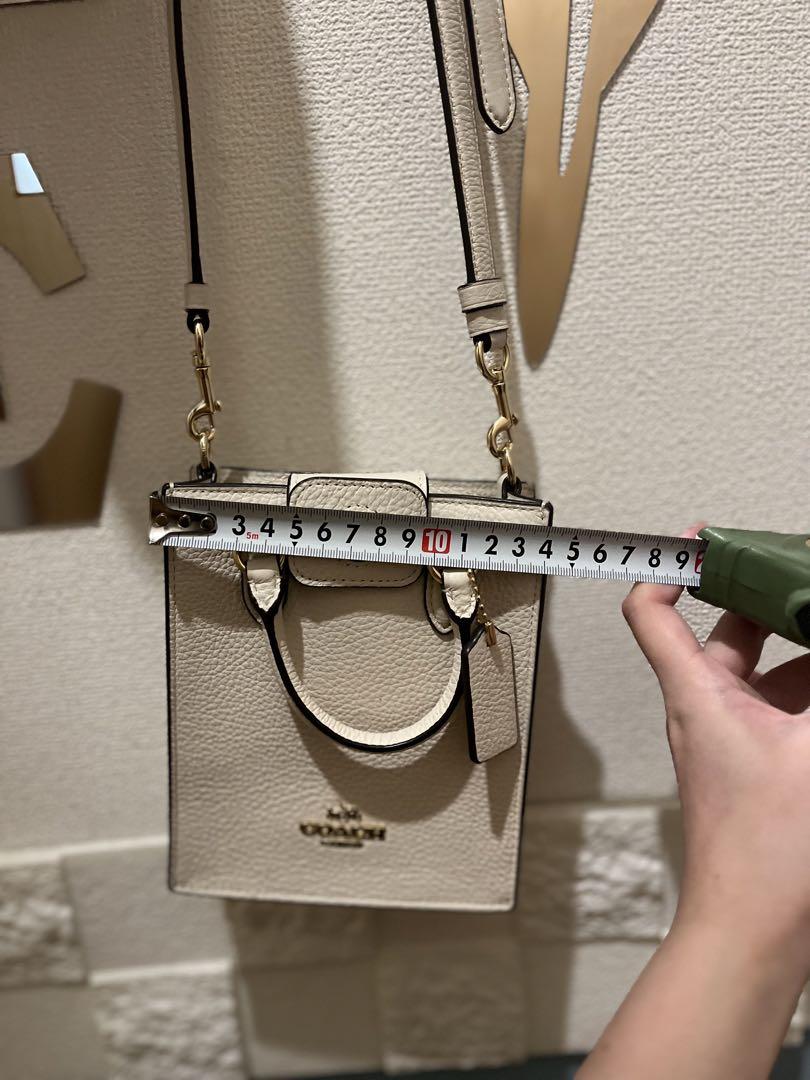 COACH ホワイト レザー ショルダーバッグ