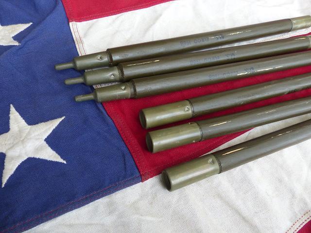 1964” 米軍実物 ナム戦 デッド!　テントポール　8本セット 軍幕 236 1968” 米軍実物 ナム戦 デッド! テントポール 8本セット 軍幕