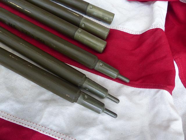 1968” 米軍実物 ナム戦 デッド! テントポール 6本セット 軍幕
