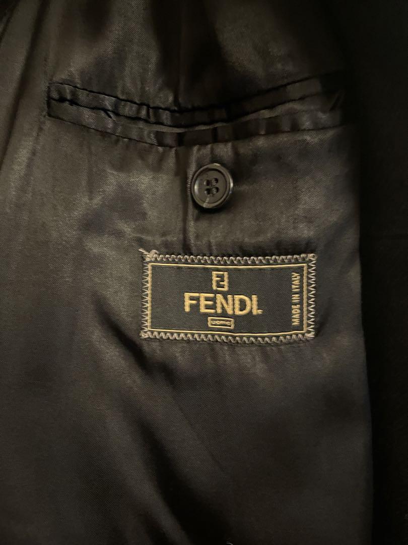 【FENDI】オーバーコート オーバーコート ウール ブラック | Fendi