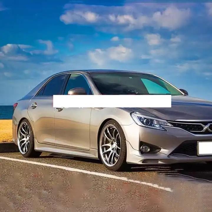 セール 国内 パールホワイト】トヨタ マークX GRX系 サイドステップ サイド パーツ