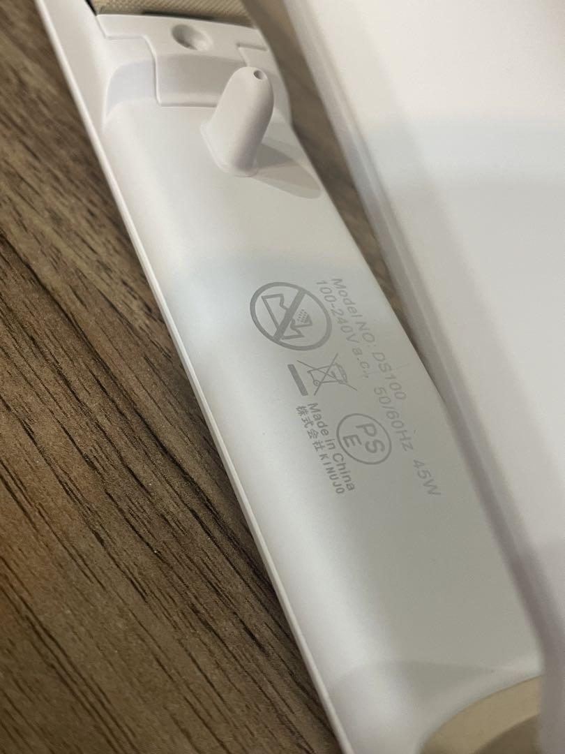 【極美品】KINUJO ストレートヘアアイロン ホワイト