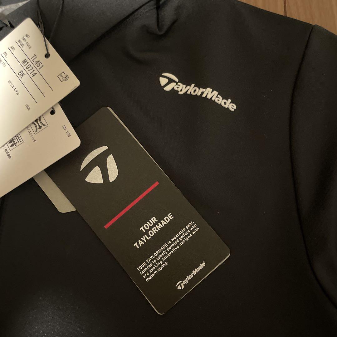 新品　タグ付き　TaylorMade ブラック ポロシャツ レディースウェア　黒