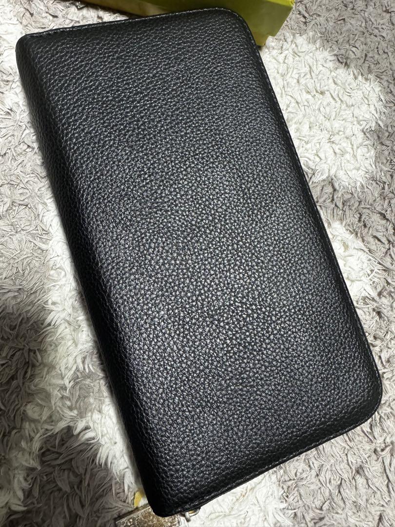 GUCCI レザー 長財布 黒