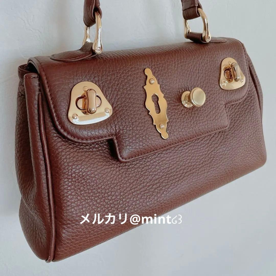 BRUSCOLI ブルスコリ ディニタ Sサイズ レザーバッグKAORU