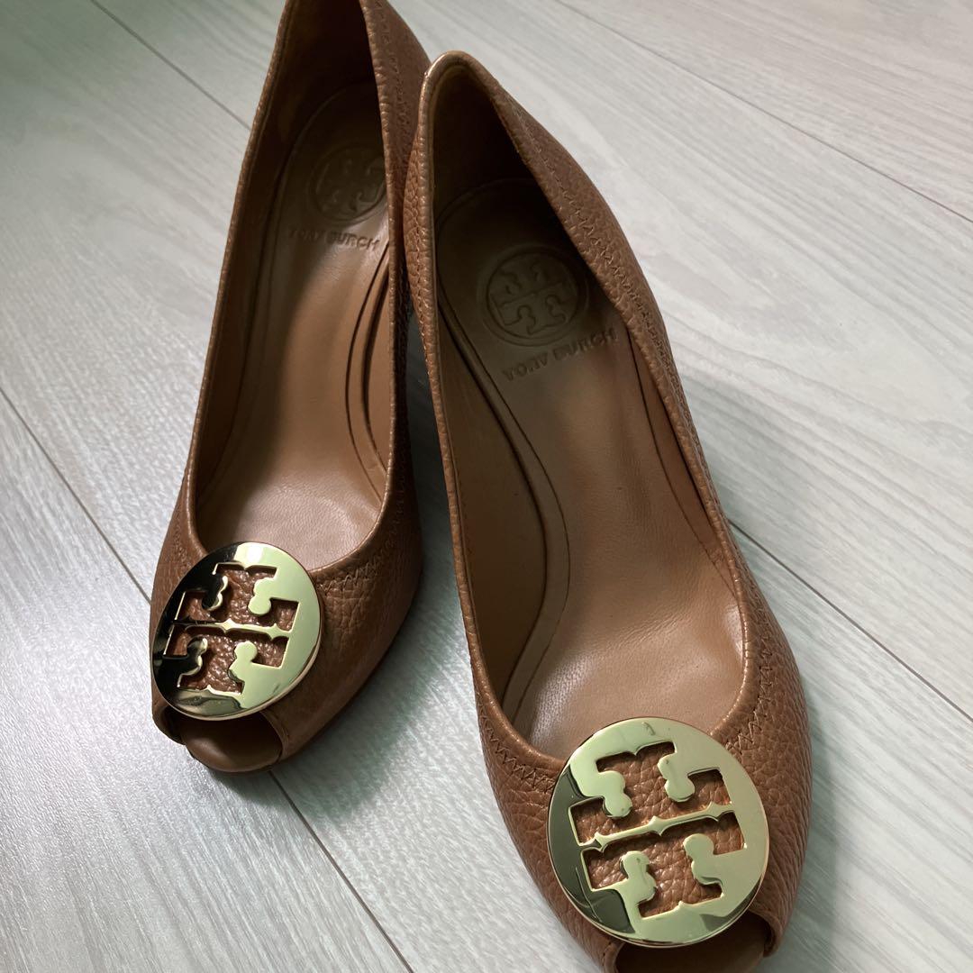 極美品 トリーバーチ ブラウンTORYBURCH size6 ウェッジソール