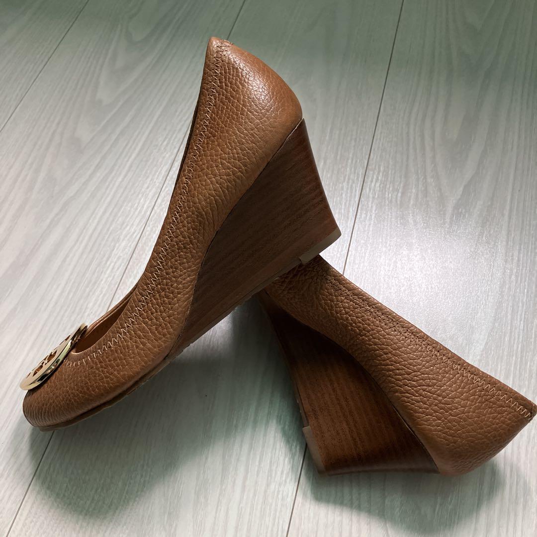 極美品 トリーバーチ ブラウンTORYBURCH size6 ウェッジソール