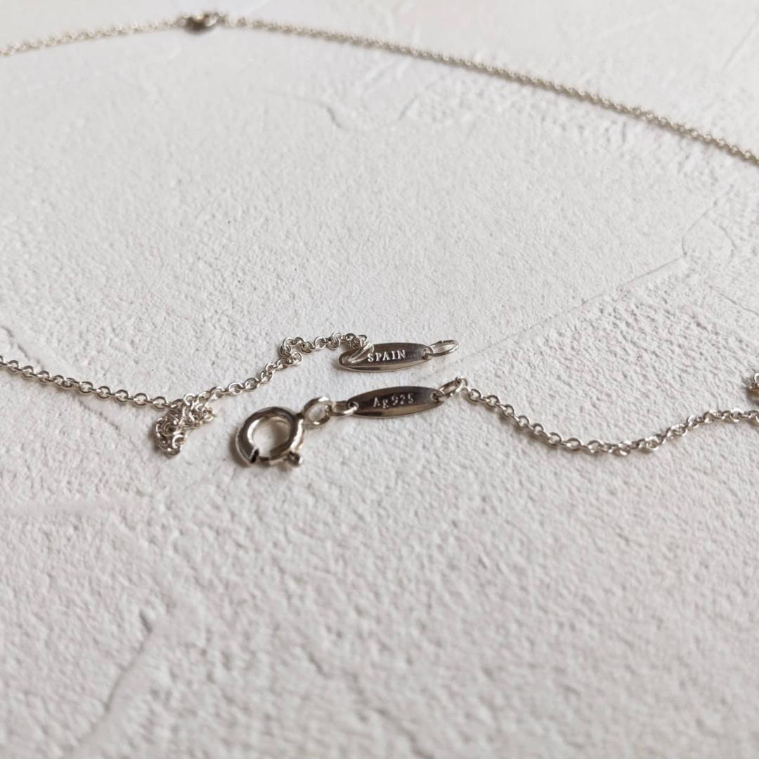 ティファニー バイザヤード ネックレス 一粒ダイヤ シルバー NEW 17010