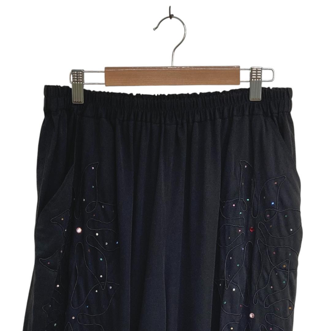 ☆美品 伊太利屋 イタリヤ ブラック カジュアルパンツ XL(LL