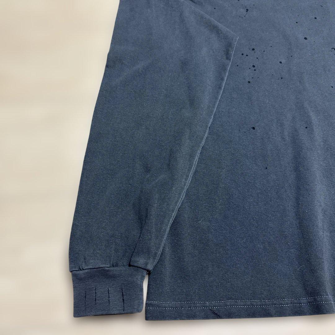 SOMEITビンテージ加工ダークグレー 長袖カットソータグ付き サイズM