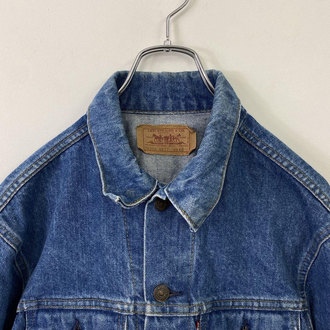 Levi's デニムジャケット ビンテージ アメリカ古着 定番 人気 サイズ40