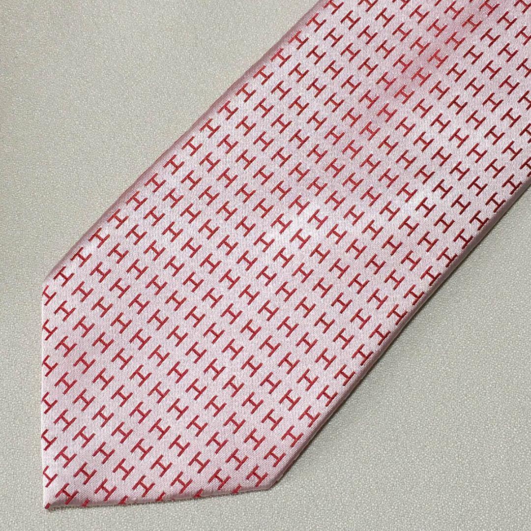 エルメス HERMES ネクタイ シルク H織りタイ ファソネH H柄