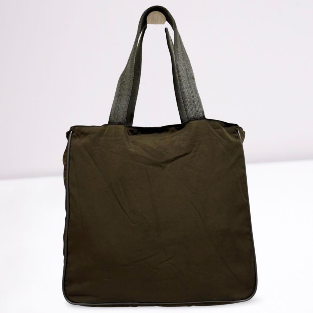 【正規品】PRADA プラダスポーツ ナイロン トートバッグ カーキ系 男女兼用