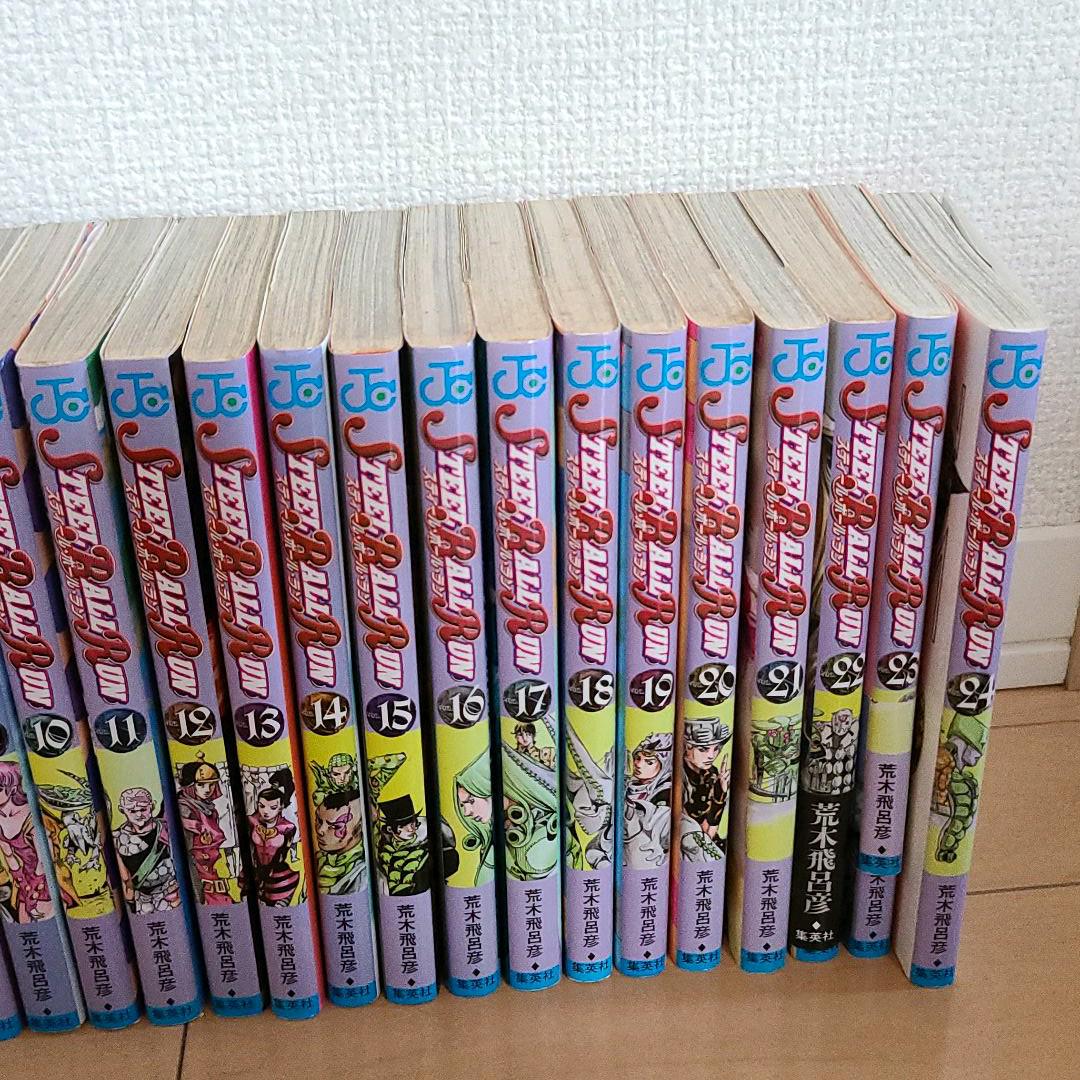 クリスマス特集2022 ジョジョの奇妙な冒険 第7部 スティール ボール 今日だけ安い ジョジョの奇妙な冒険 1〜5部、スティール・ボール・ラン 全巻 7部 全巻セット
