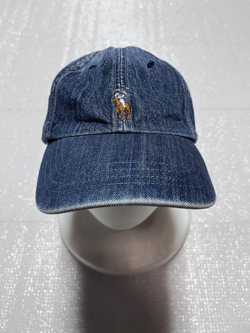【定番】POLO RALPH LAUREN ポロ ラルフローレン デニムキャップ