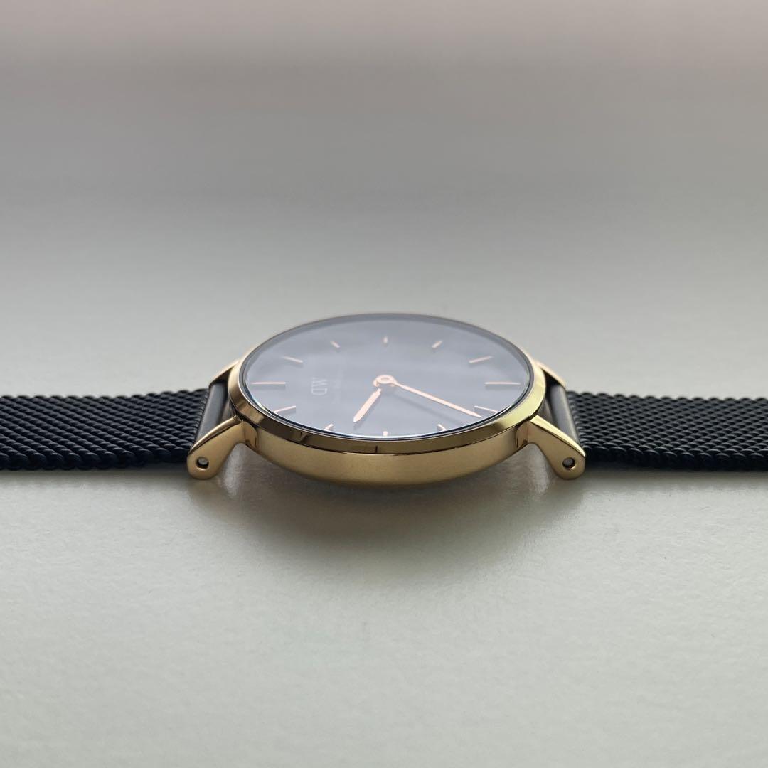 【即時発送】ダニエルウェリントン DW レディース 腕時計 黒 28mm