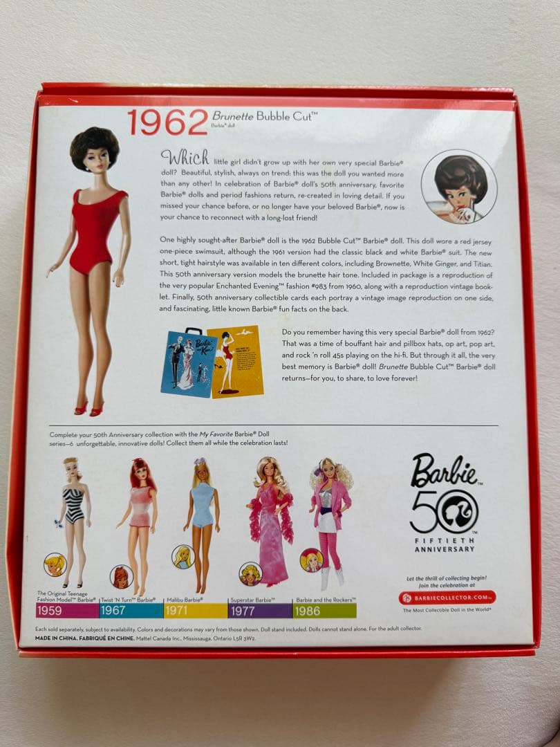 Cut Barbie50周年復刻版MATTEL