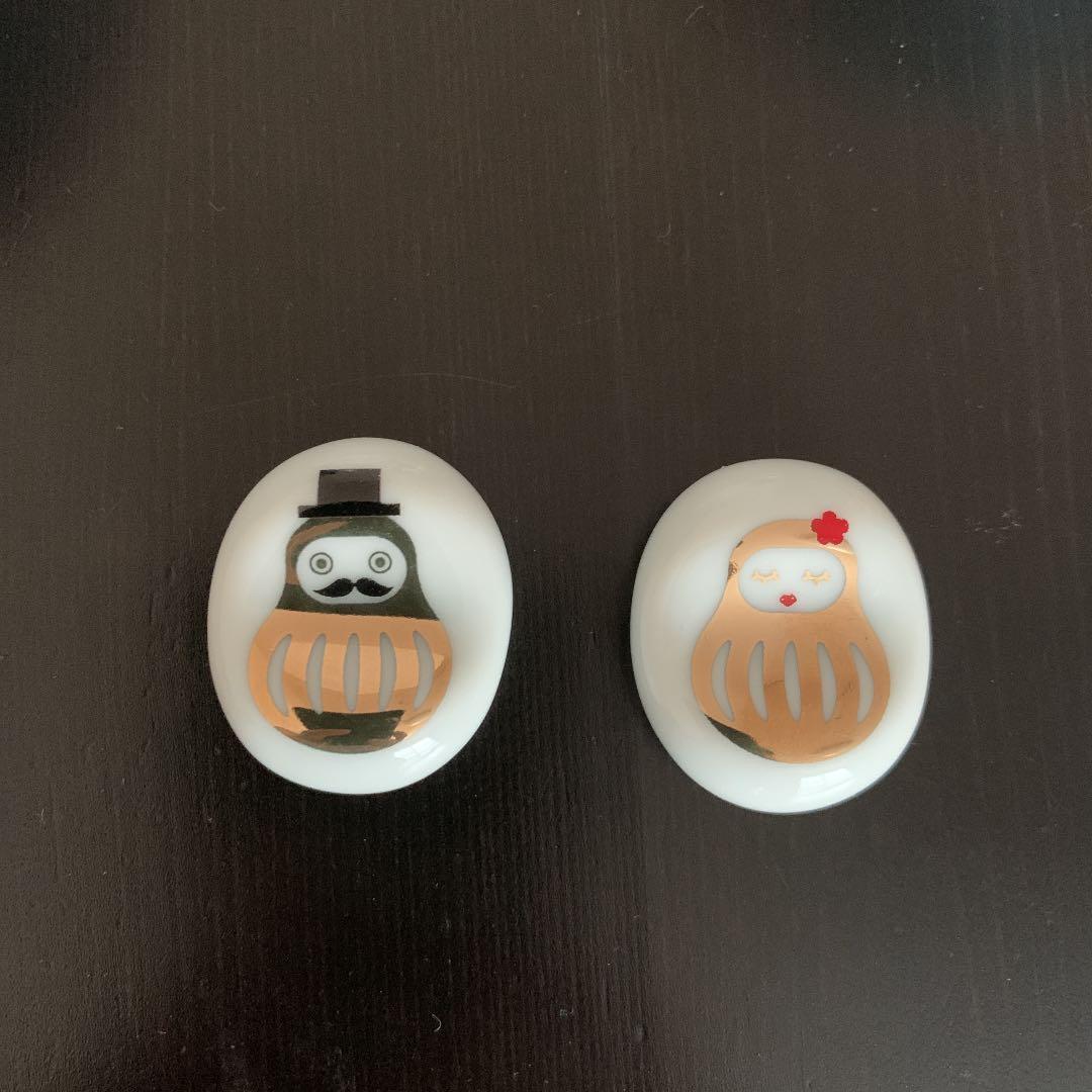 メルカリ アフタヌーンティー 箸置き だるま ペア 日本製 テーブル用品 600 中古や未使用のフリマ