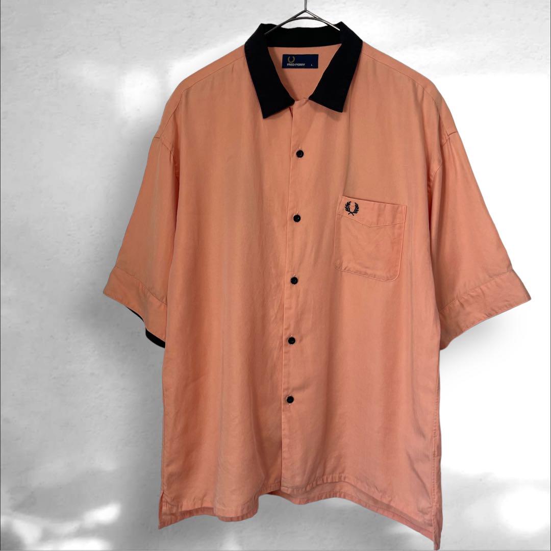 ホット商品 フレッドペリー☆オープンカラーシャツ/ボーリングシャツ/半袖 トップス