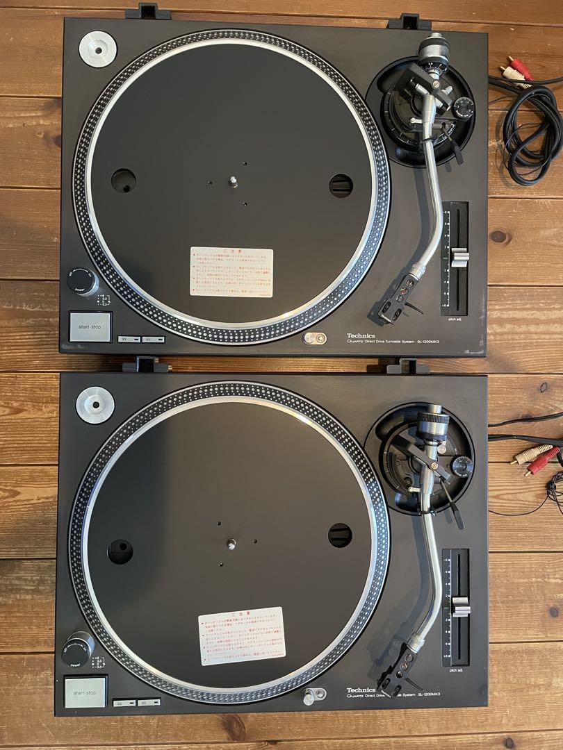 Technics SL-1200 MK3ターンテーブル 2台セット